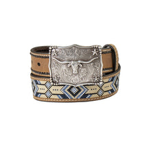 3D Boys South Western Inlay Belt