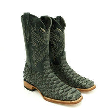 Polloboots Giant Gray Python Print Boots