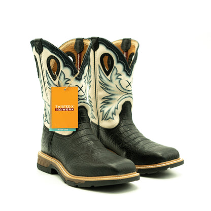 Twisted X Caiman Print Western Boots