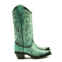Circle G Turquoise Snip Toe