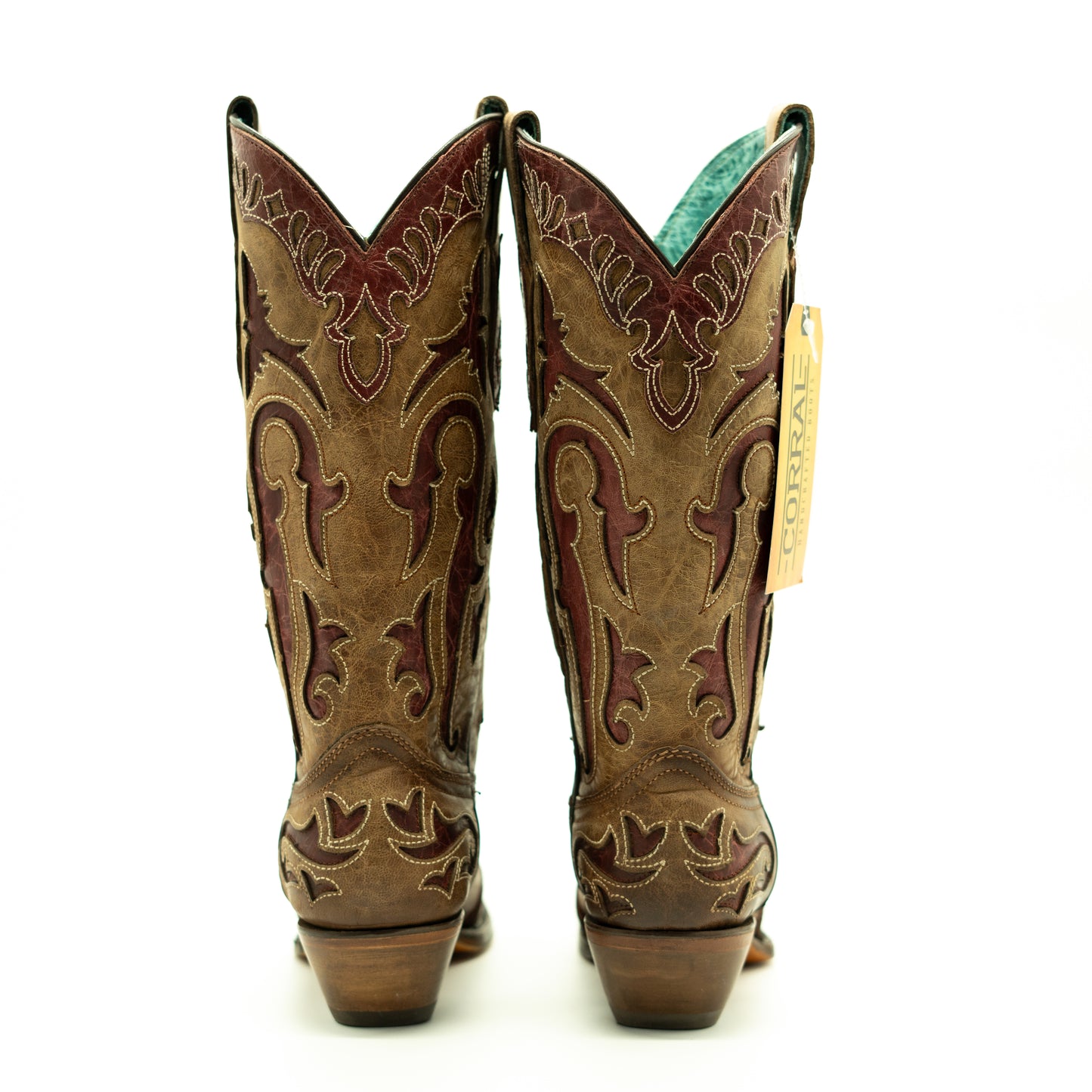 Corral Inlay Wing Tip Boots