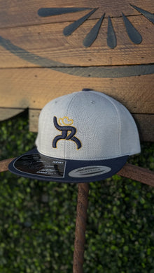 "Hawk" Grey/Gold/Navy Hat