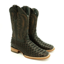 Polloboots Giant Brown Python Print Boots
