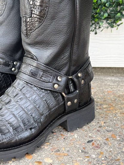 Los Altos Caiman Biker Boot