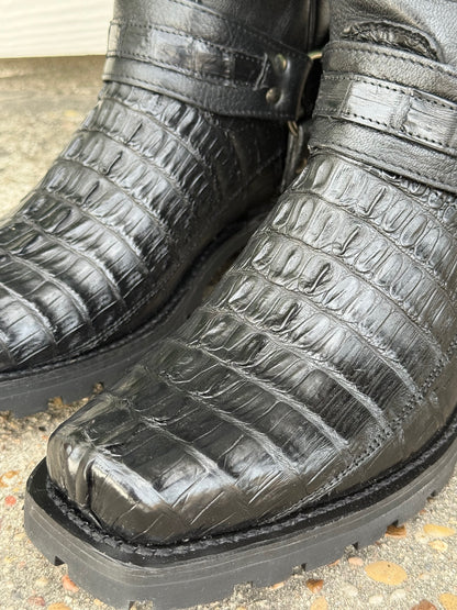 Los Altos Caiman Biker Boot