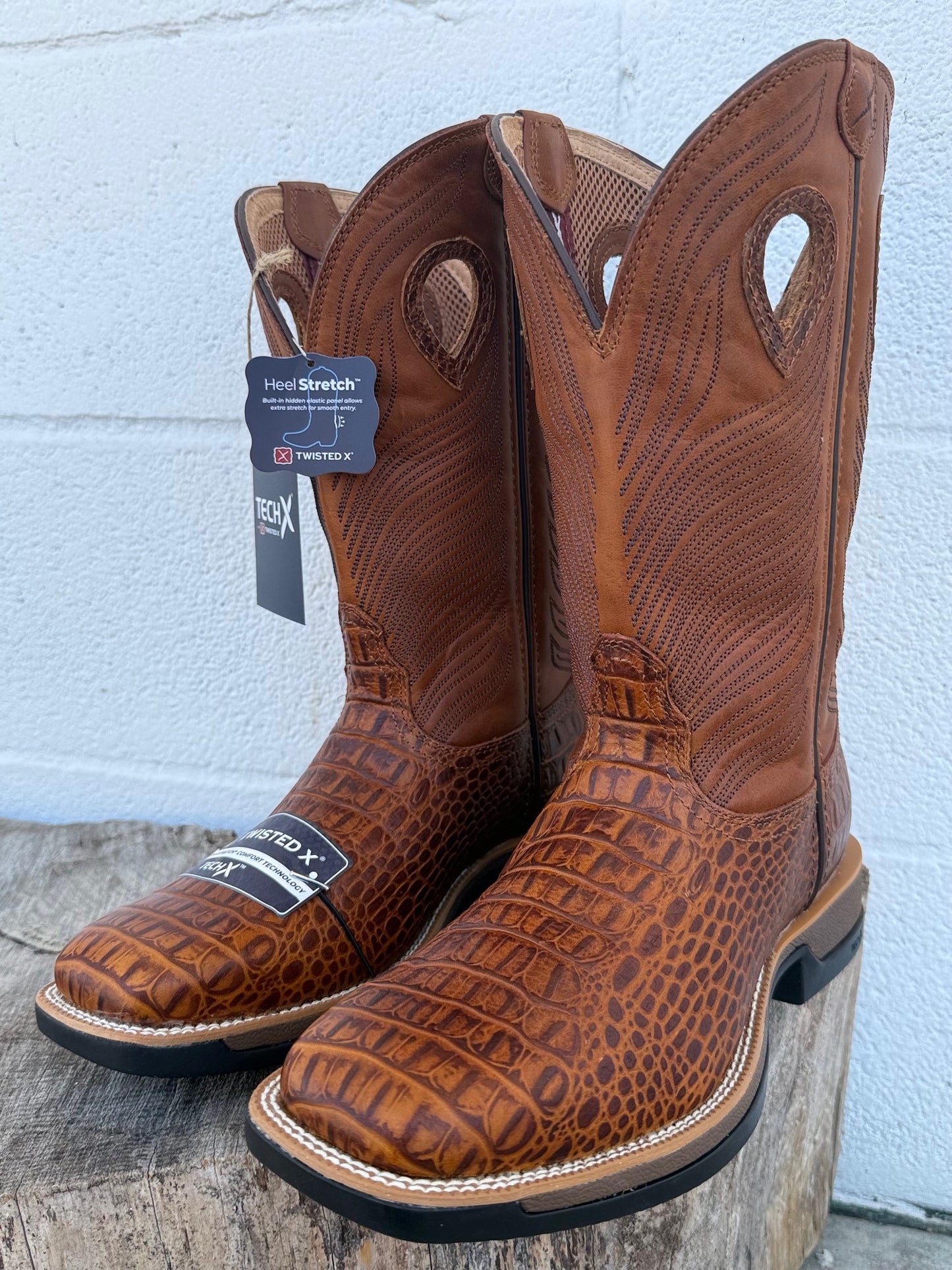 Twisted X Almond & Cider Caiman Work Boots