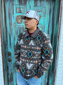 "Presidio" Hooey Bomber Jacket Tan/Brown