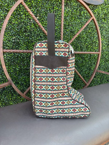 Men's Aztec Boot Bag