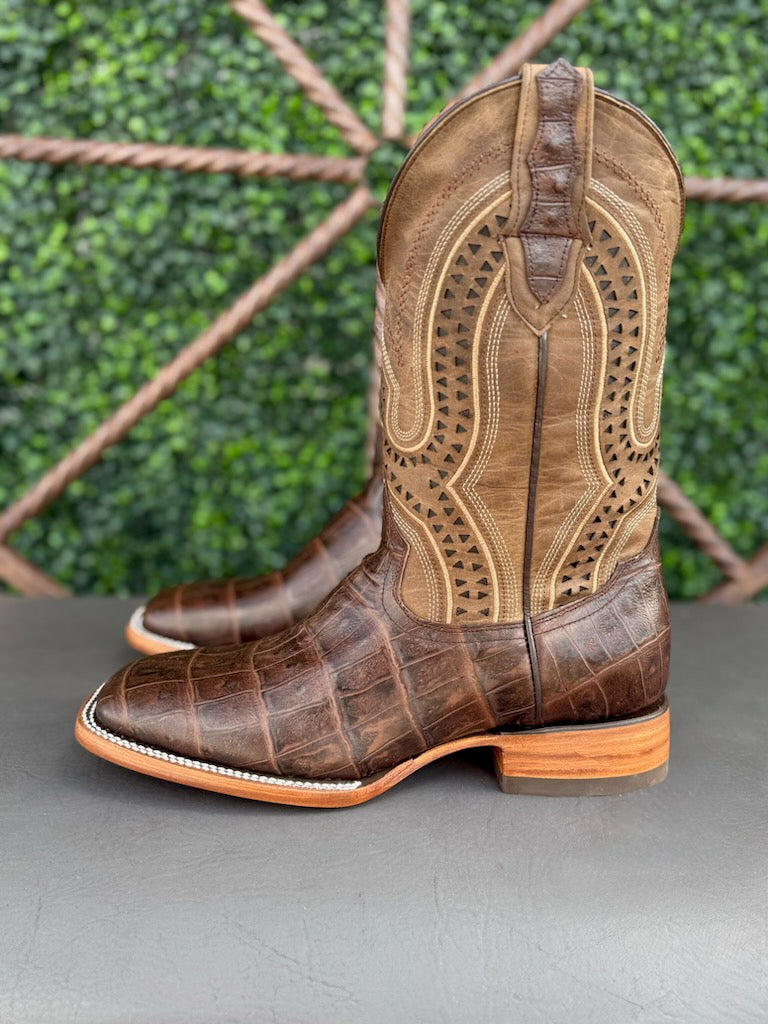 Lazo Alligator Print Boots