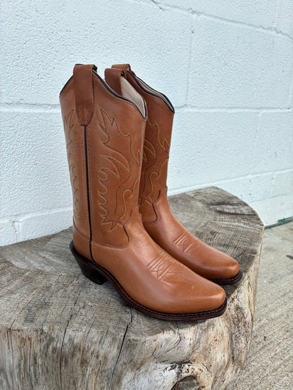Old West Girls Canyon Snip Toe Boots