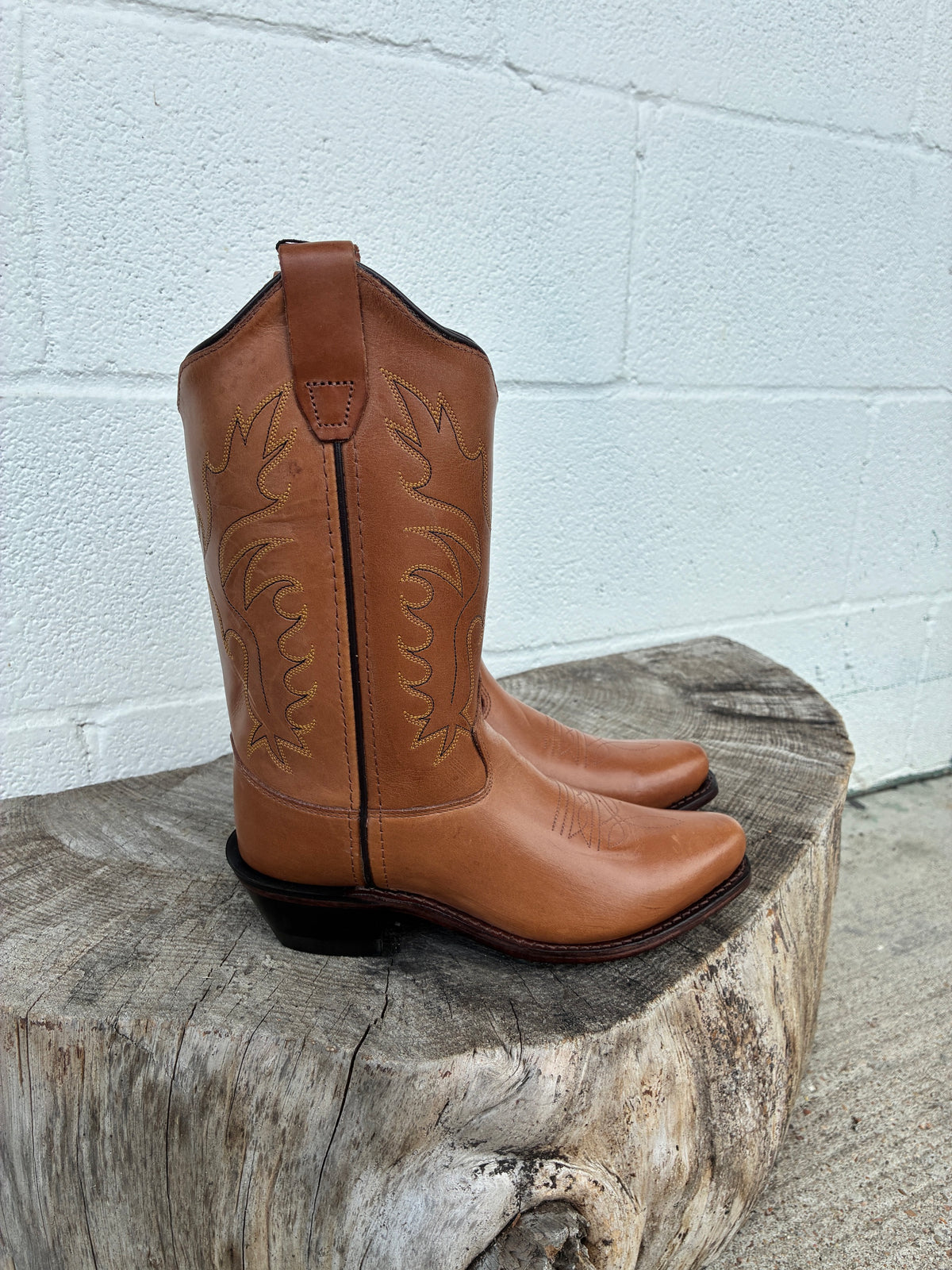 Old West Girls Canyon Snip Toe Boots