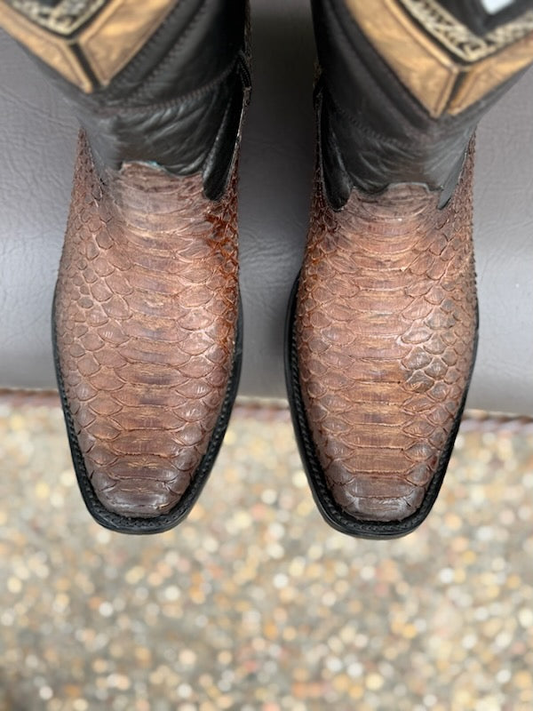 Python Two Toned Boots