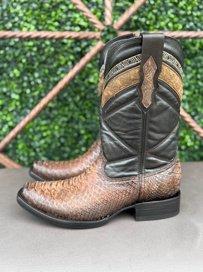 Python Two Toned Boots