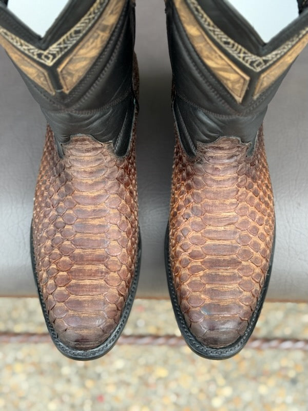 Python Two Toned Boots