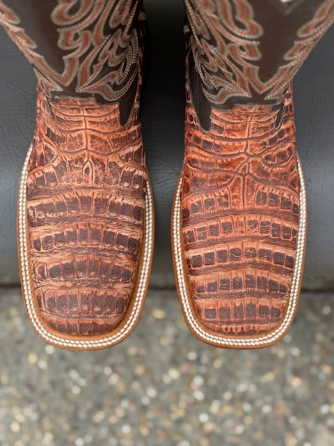 Jesse's Boots Two Toned Caiman Belly Boots