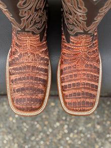 Jesse's Boots Two Toned Caiman Belly Boots