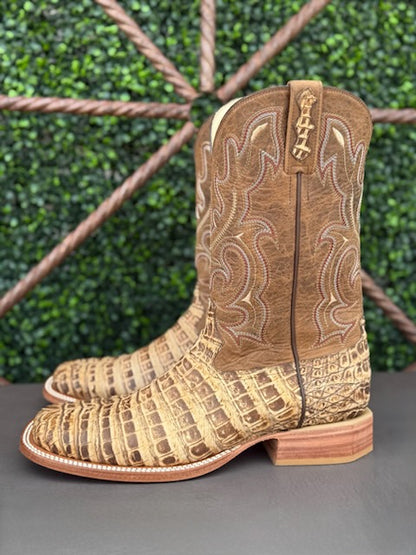 Jesse's Boots Two Toned Caiman Belly Boots