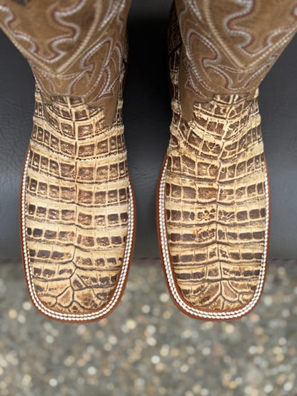Jesse's Boots Two Toned Caiman Belly Boots