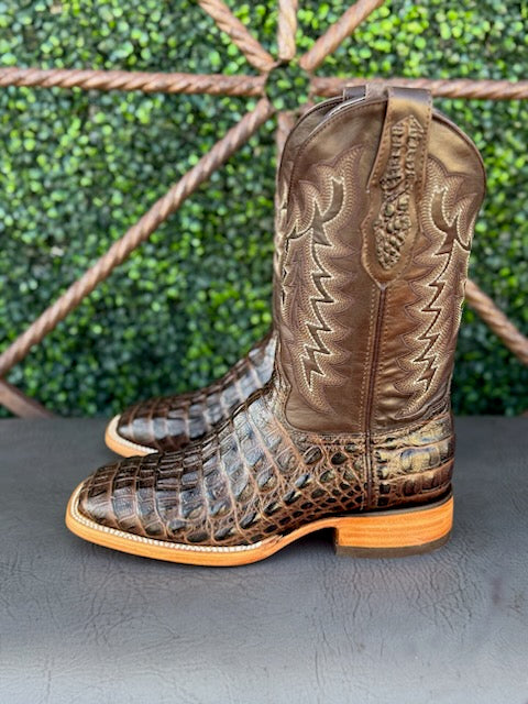 Lazo Croc Print Boots