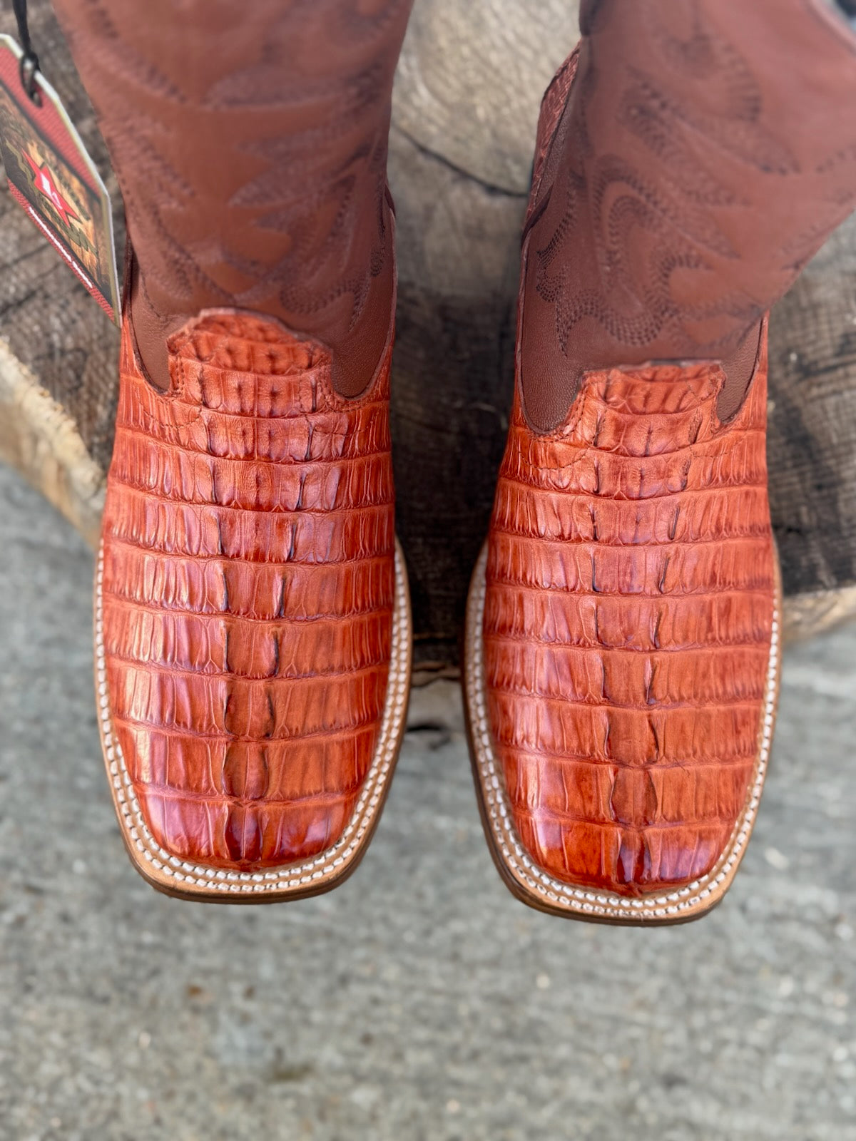 Los Altos Caiman Tail Cowboy Boots