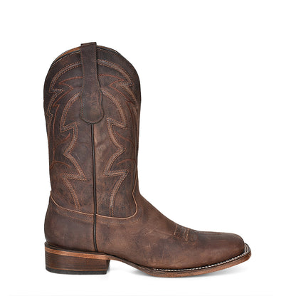 Circle G Chocolate Wide Square Toe Boots
