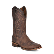 Circle G Chocolate Wide Square Toe Boots