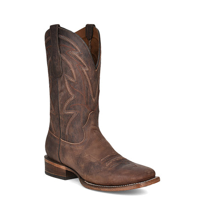 Circle G Chocolate Wide Square Toe Boots