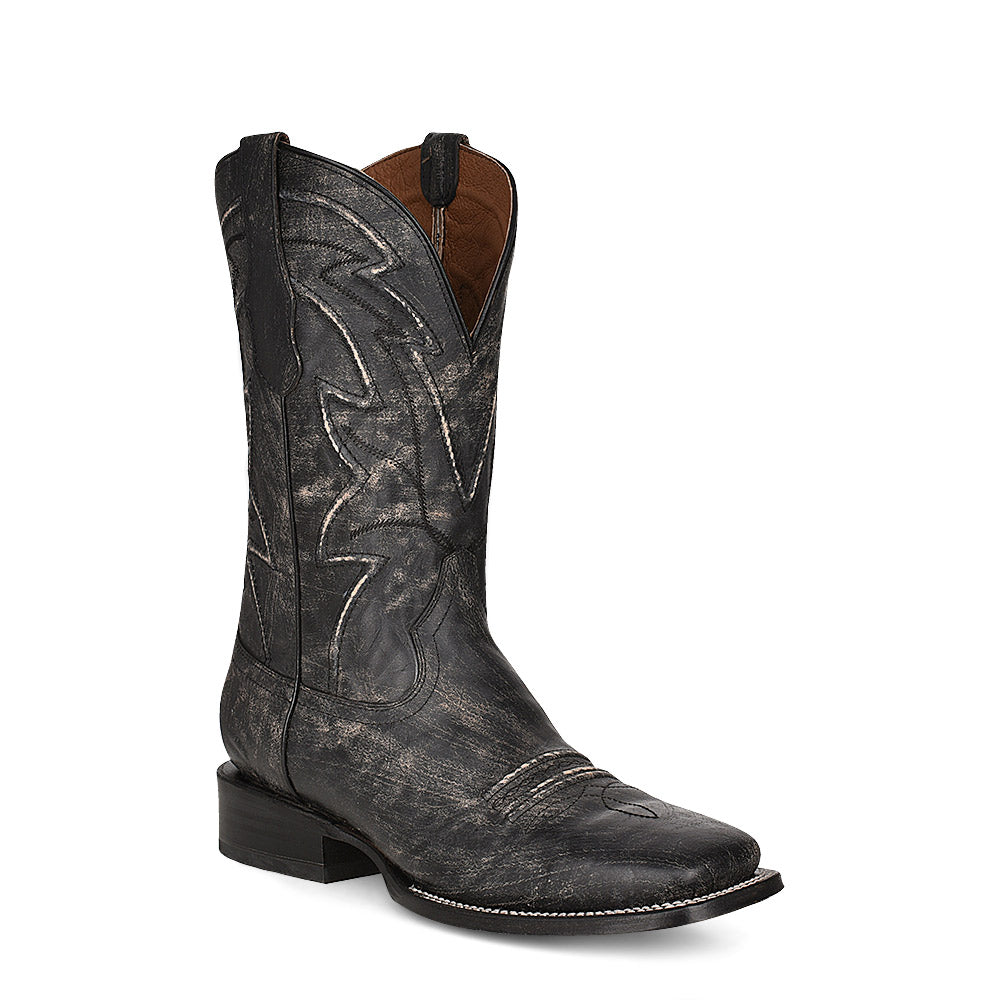 Circle G Two Toned Broad Toe Boots