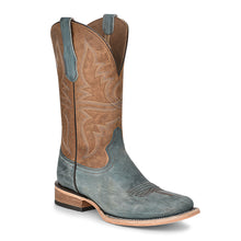 Circle G Blue Broad Toe Boots
