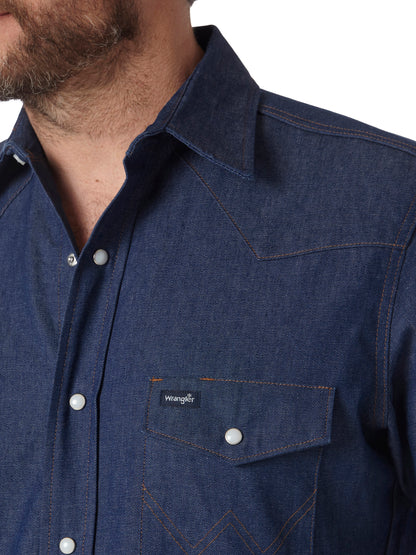 Denim Short Sleeve Work Western Shirt