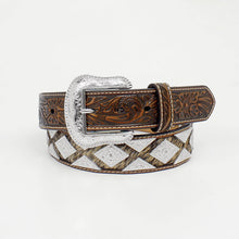 Nocona Pro Series Calf Hair Diamond Conchos Belt
