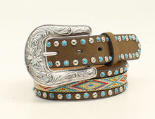 Nocona Turquoise Woven Kids Belt