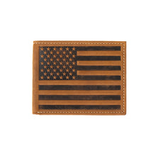 Nocona Embossed Flag Bifold Wallet