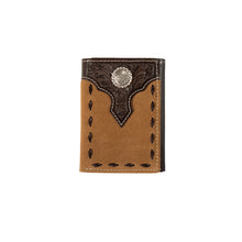 Nocona Floral Overlay Trifold Wallet