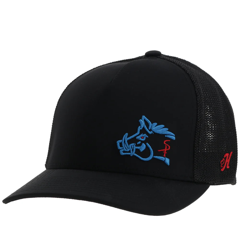 Hooey "Sniper Pig" Black Cap