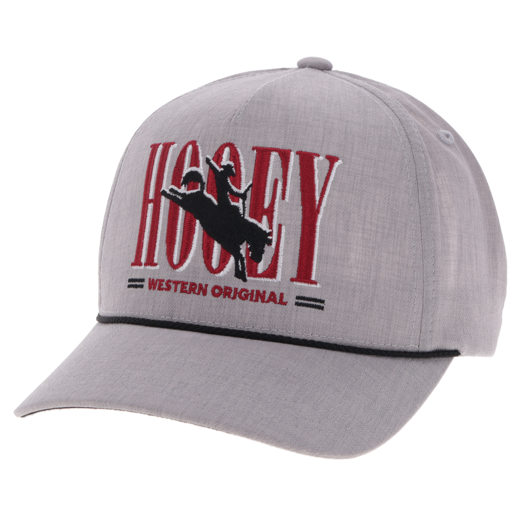 Hooey "Wild Ride" Heather Grey Cap