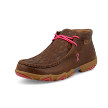 Dark Tan & Pink Chukka Driving Moc