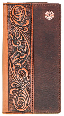 "Grayson" Rodeo Hooey Wallet Brown/Tan