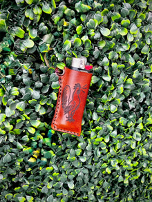 Rooster Lighter Keychain Holder