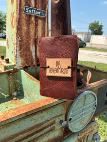 My Adventures Leather Pocket Book