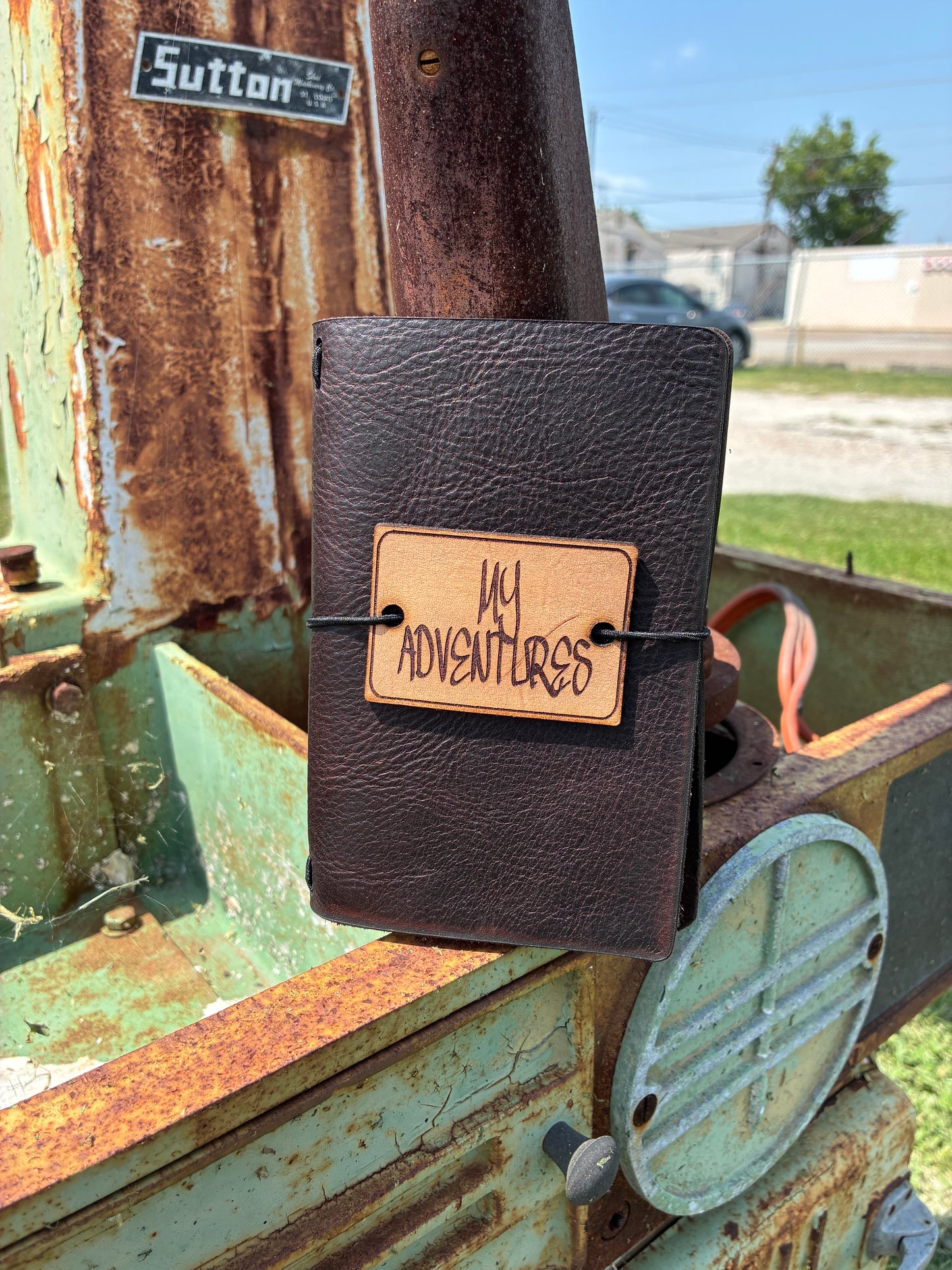 My Adventures Leather Pocket Book