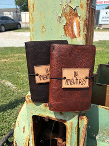 My Adventures Leather Pocket Book