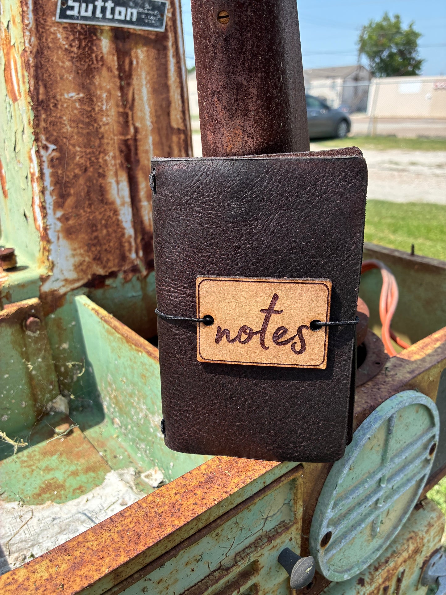 Notes Leather Pocket Book