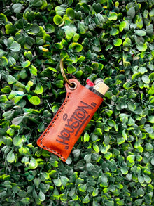 Houston Lighter Keychain Holder