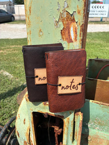 Notes Leather Pocket Book