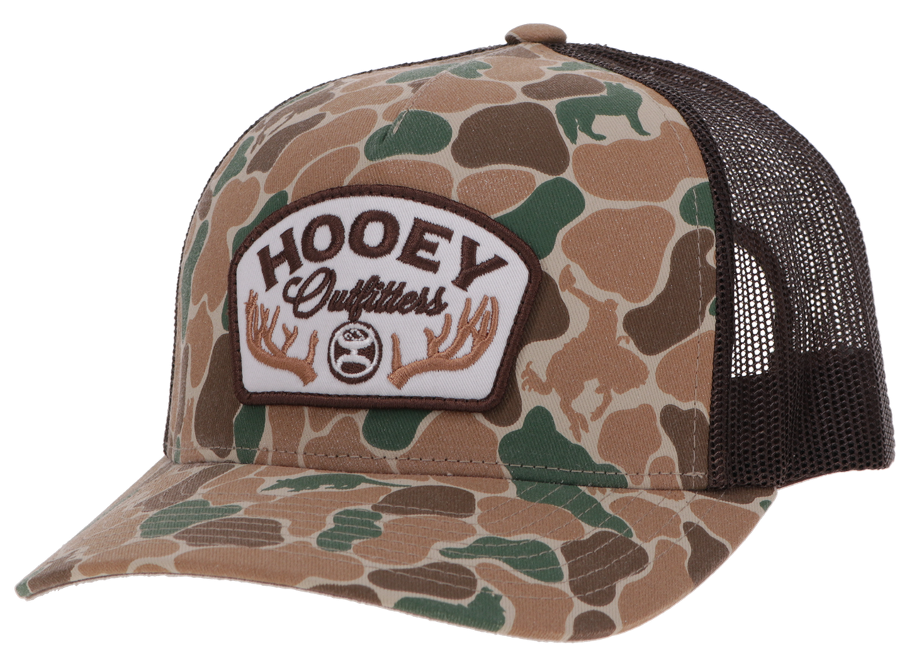 Hooey "Outfitters" Camo/Brown Cap