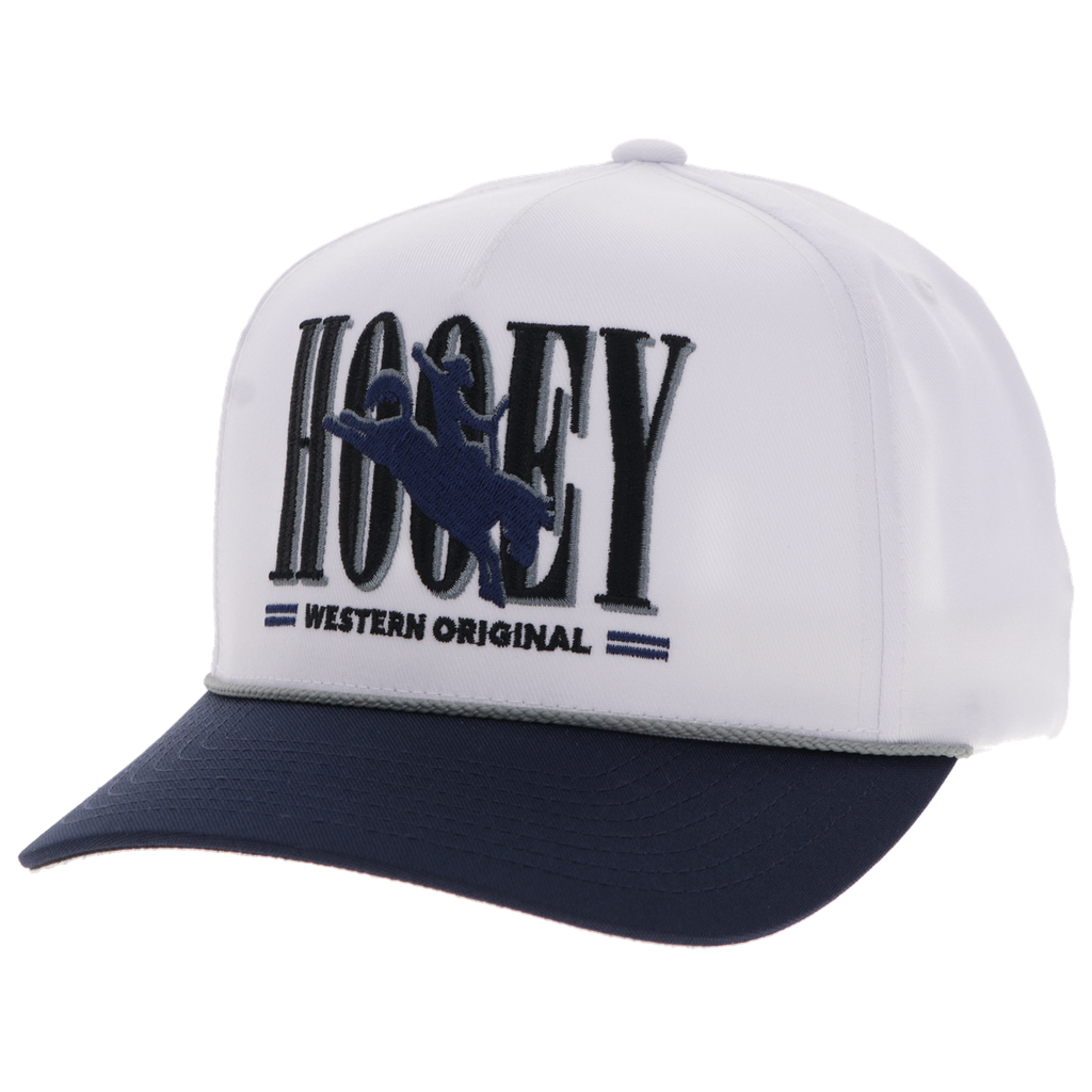 Hooey "Wild Ride" White w/Navy Cap