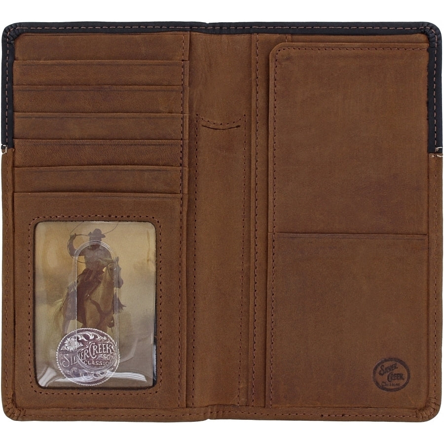Chieftain Feather Checkbook Wallet