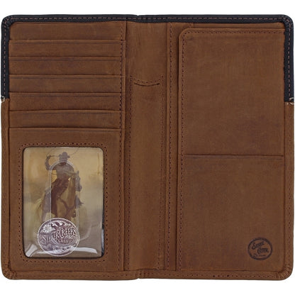 Chieftain Feather Checkbook Wallet