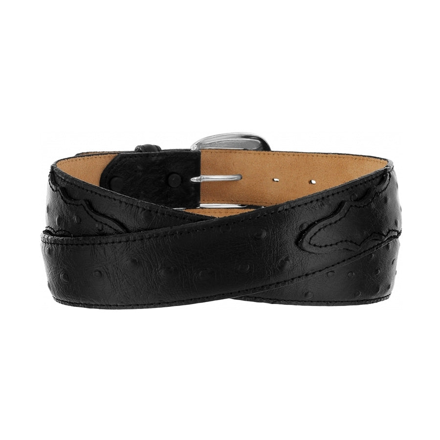 Tony Lama Ostrich Print Dress Belt